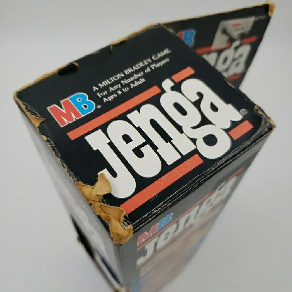 Milton Bradley jenga wood
